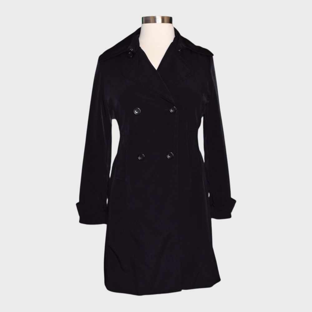 Dana Buchman Double‎ Breasted Trench Coat